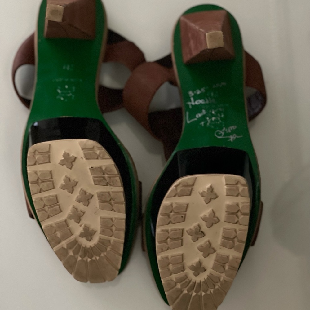 Lisa For Donald J Pliner Nubuck Slides - image 4